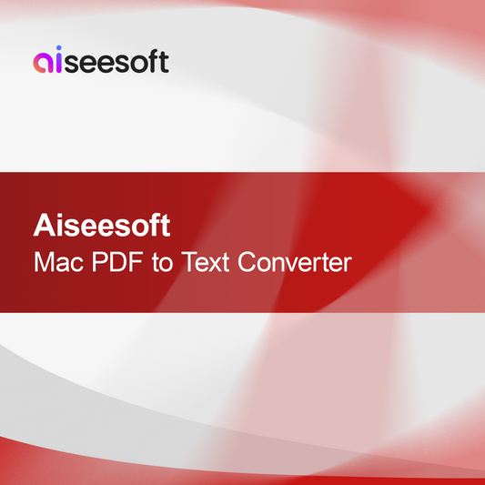 Aiseesoft Mac PDF in Testo Converter