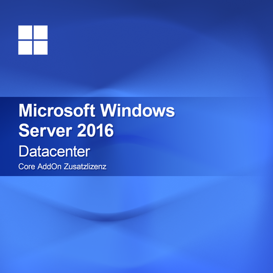 Microsoft Windows Server 2016 Datacenter, Core AddOn licenza aggiuntiva