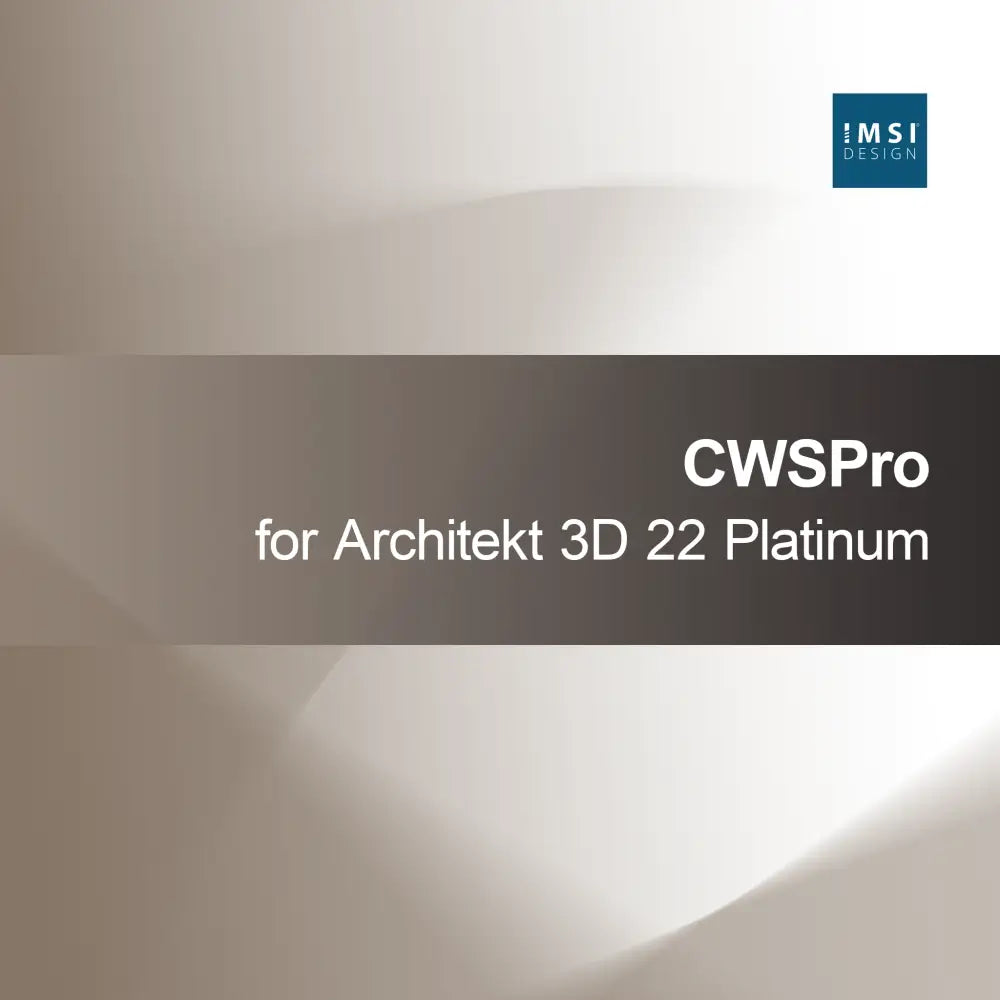 CWSPro per Architekt 3D 22 Platinum