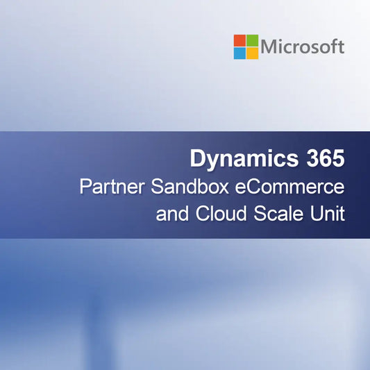 Dynamics 365 Partner Sandbox eCommerce e Unità di Scala Cloud