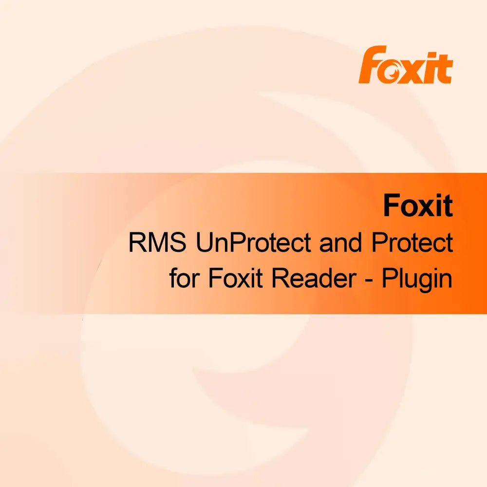 Foxit RMS UnProtect e Proteggi per Foxit Reader - Plugin