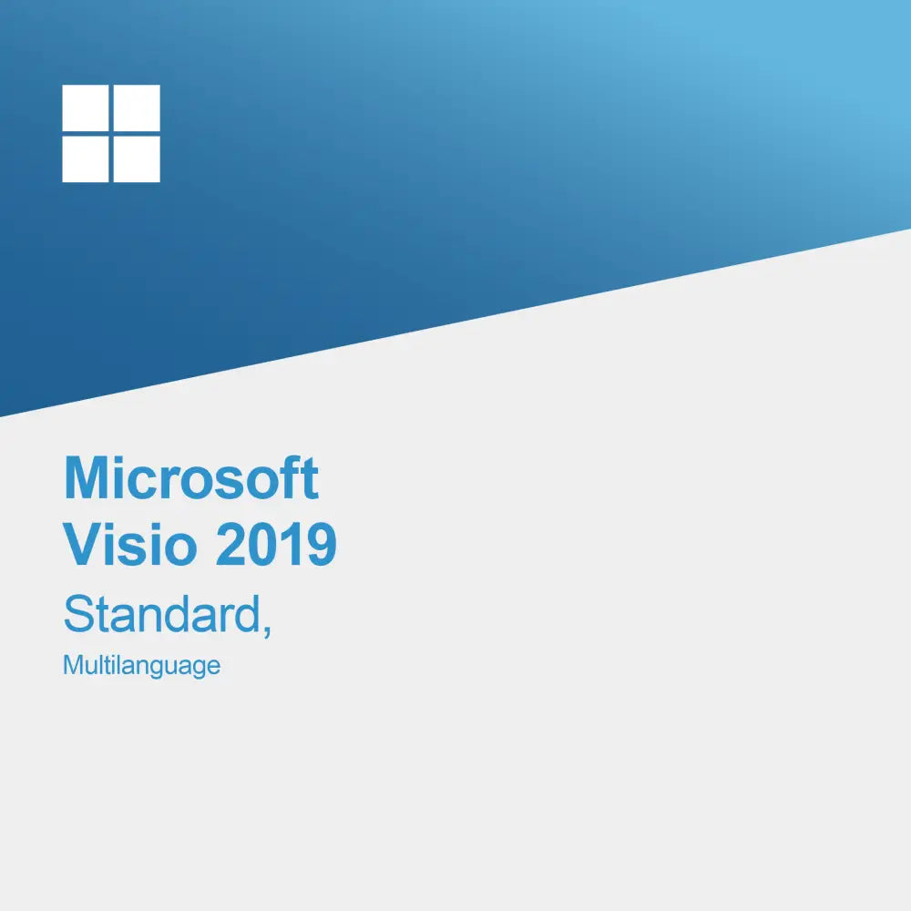 Microsoft Visio 2019 Standard, Multilingue