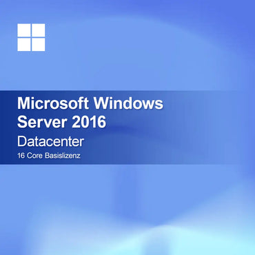 Microsoft Windows Server 2016 Datacenter 16 Core Licenza base