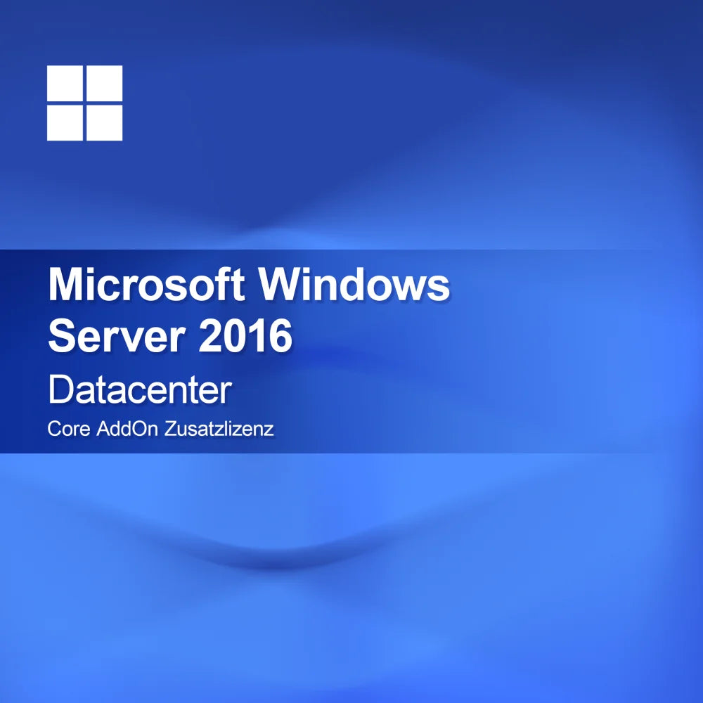 Microsoft Windows Server 2016 Datacenter, Core AddOn licenza aggiuntiva