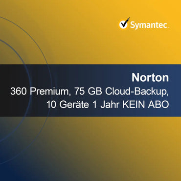 Norton 360 Premium, 75 GB di backup cloud, 10 dispositivi 1 anno SENZA ABBONAMENTO