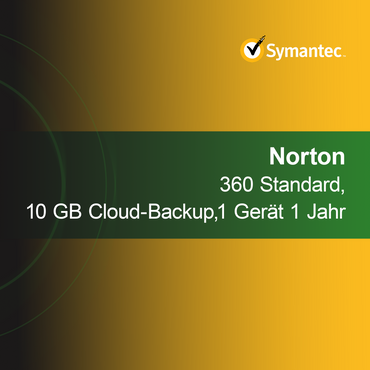Norton 360 Standard, 10 GB di backup cloud, 1 dispositivo 1 anno