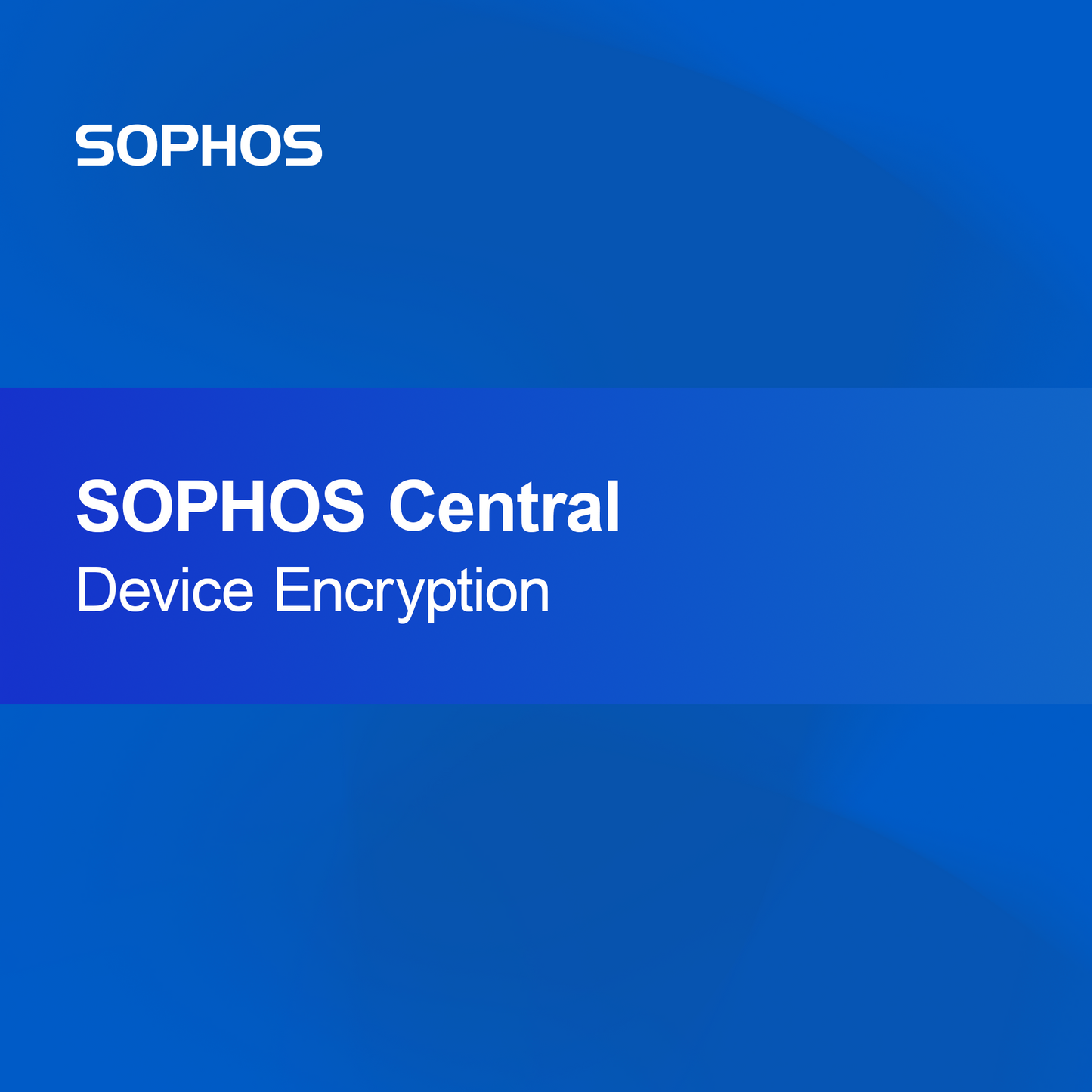 Crittografia del dispositivo SOPHOS Central