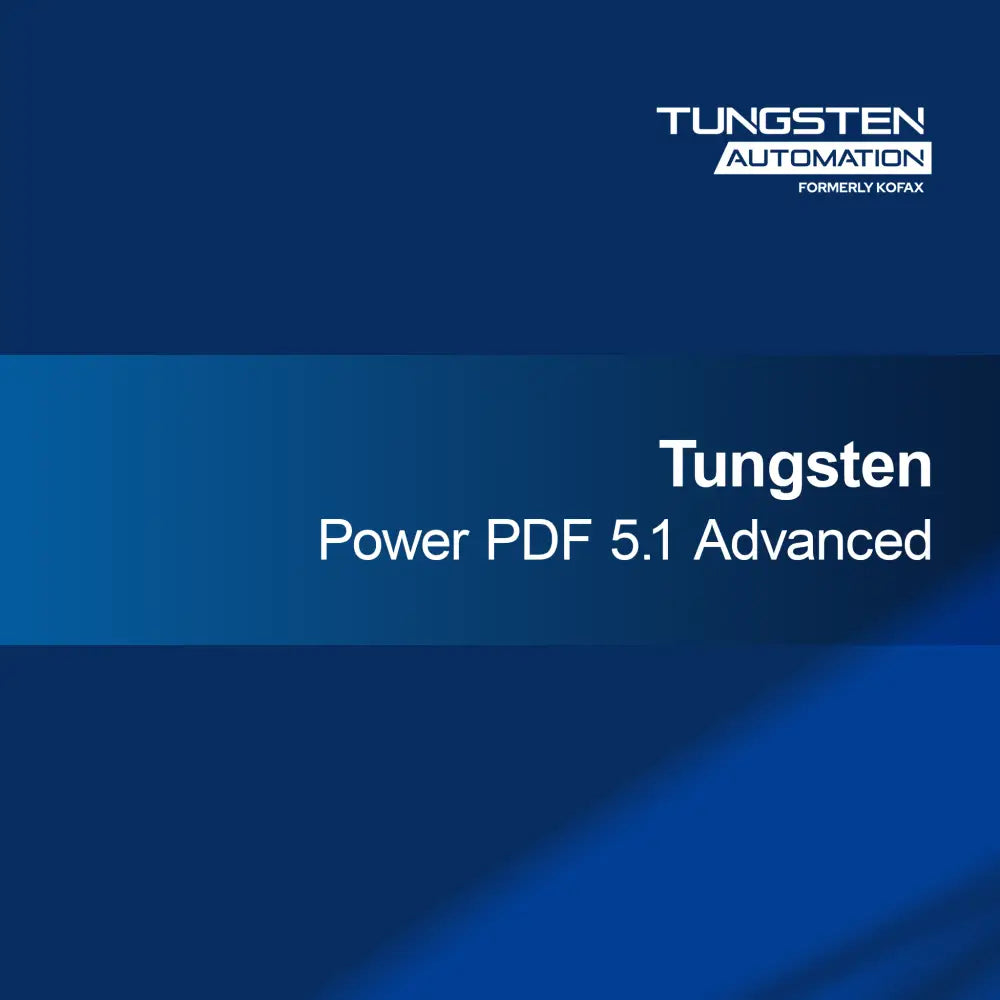 Tungsten Power PDF 5.1 Avanzato