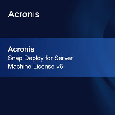Licenza Macchina Server Acronis Snap Deploy v6