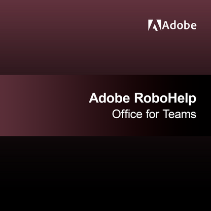 Adobe RoboHelp Office per Team