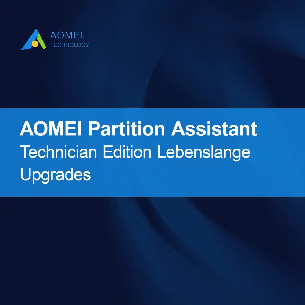 AOMEI Partition Assistant Edizione Tecnica Aggiornamenti a Vita