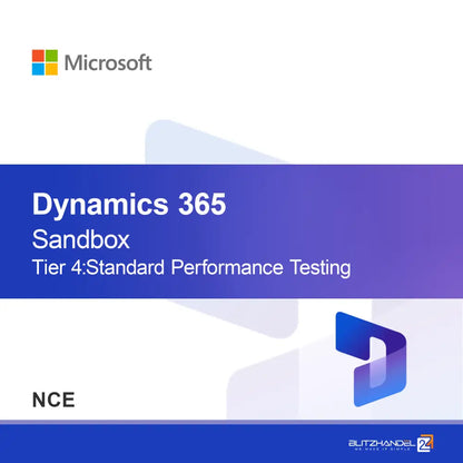Dynamics 365 Operations - Sandbox Tier 4: Test di Prestazioni Standard
