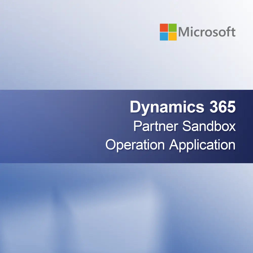 Applicazione Operativa Sandbox Partner Dynamics 365