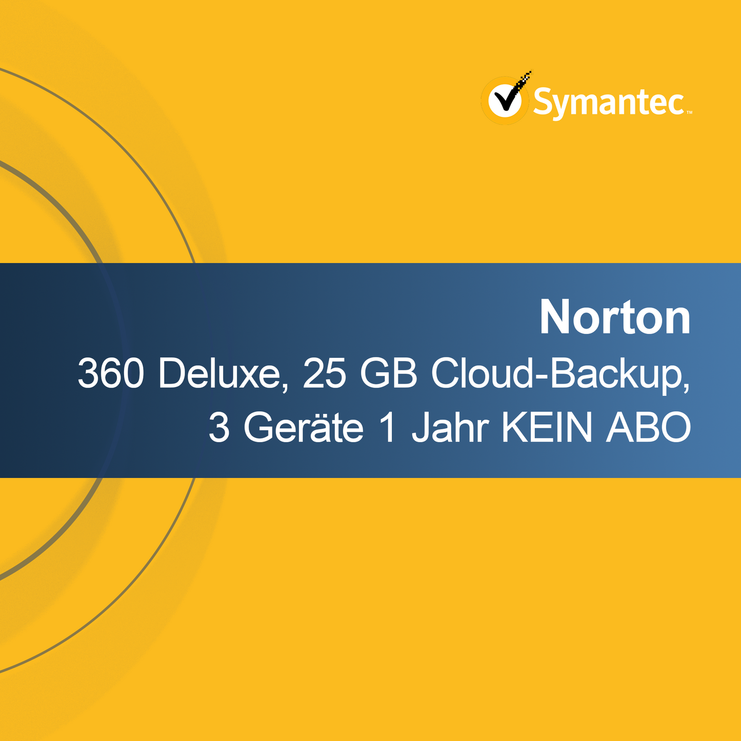 Norton 360 Deluxe, 25 GB di backup cloud, 3 dispositivi 1 anno SENZA ABBONAMENTO