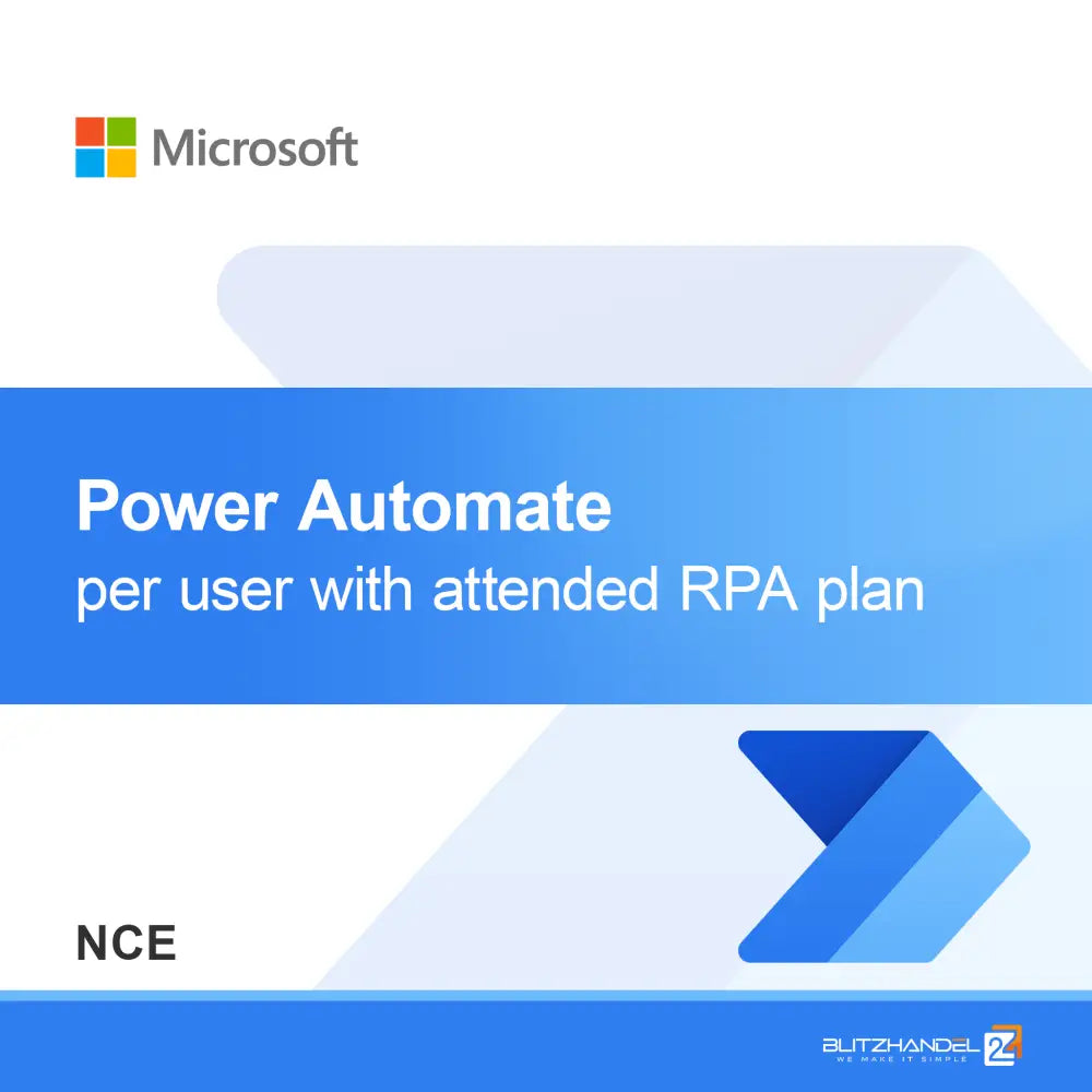 Power Automate per utente con piano RPA assistito (NCE)