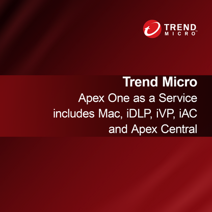 Trend Micro Apex One as a Service include Mac, iDLP, iVP, iAC e Apex Central