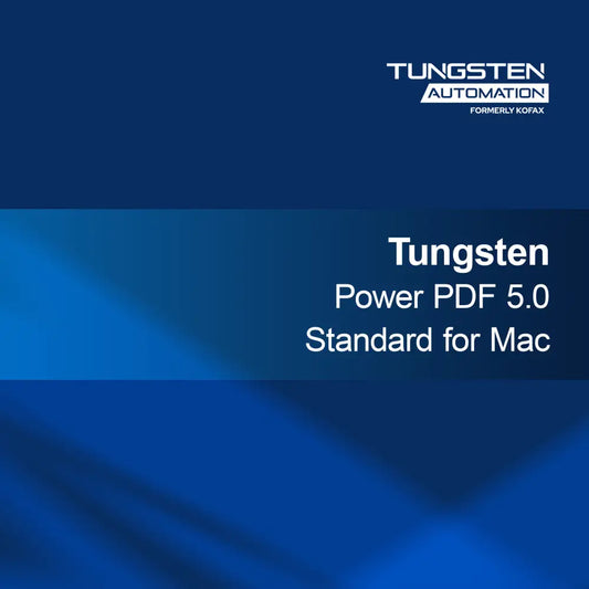Tungsten Power PDF 5.0 Standard per Mac